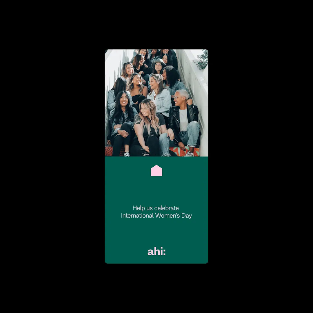 Branding Design for The AHI Instagram Stories