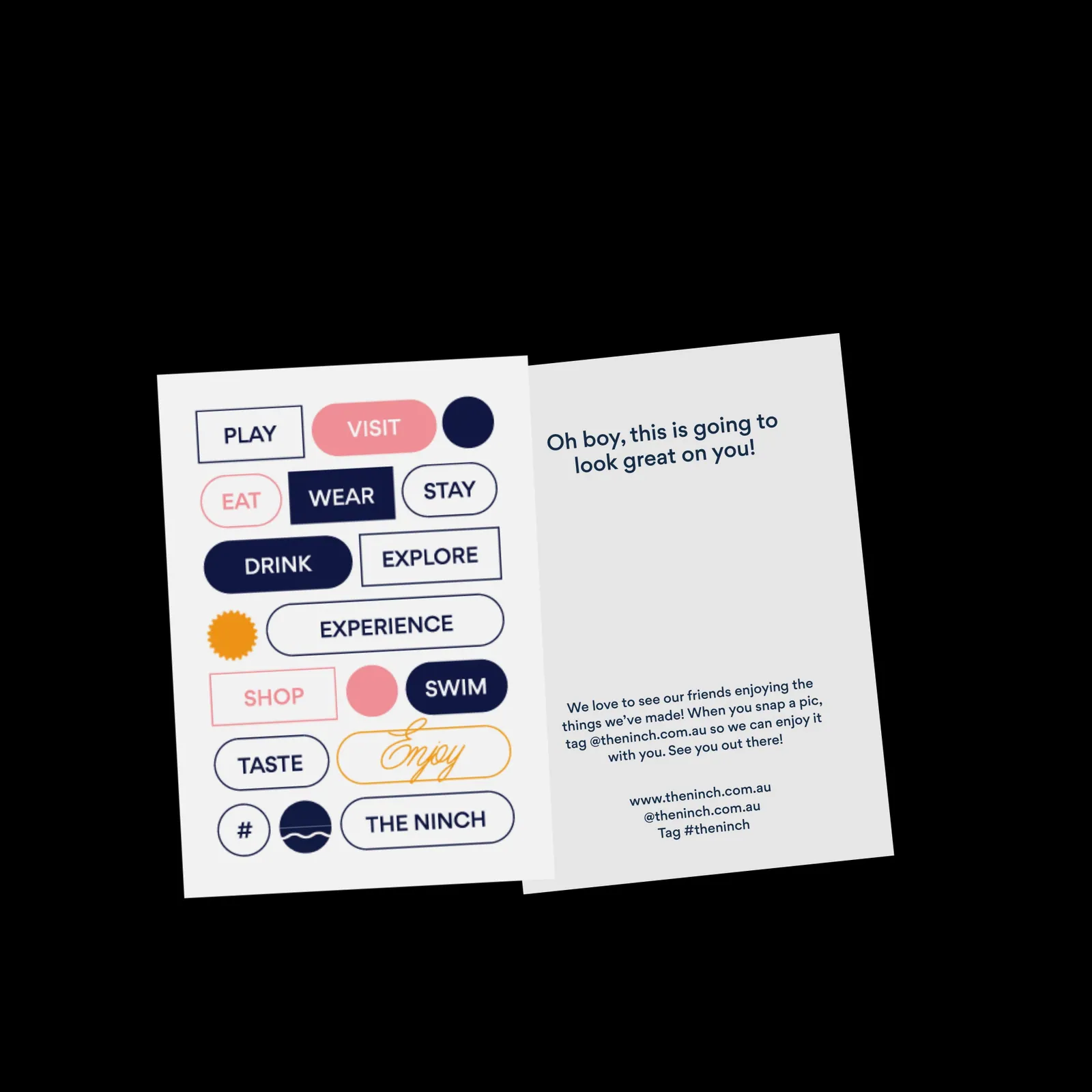 Branding Design for The Ninch Postcards