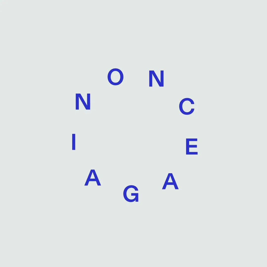 Logo Spin Animation for Once Again, the letters in a circle