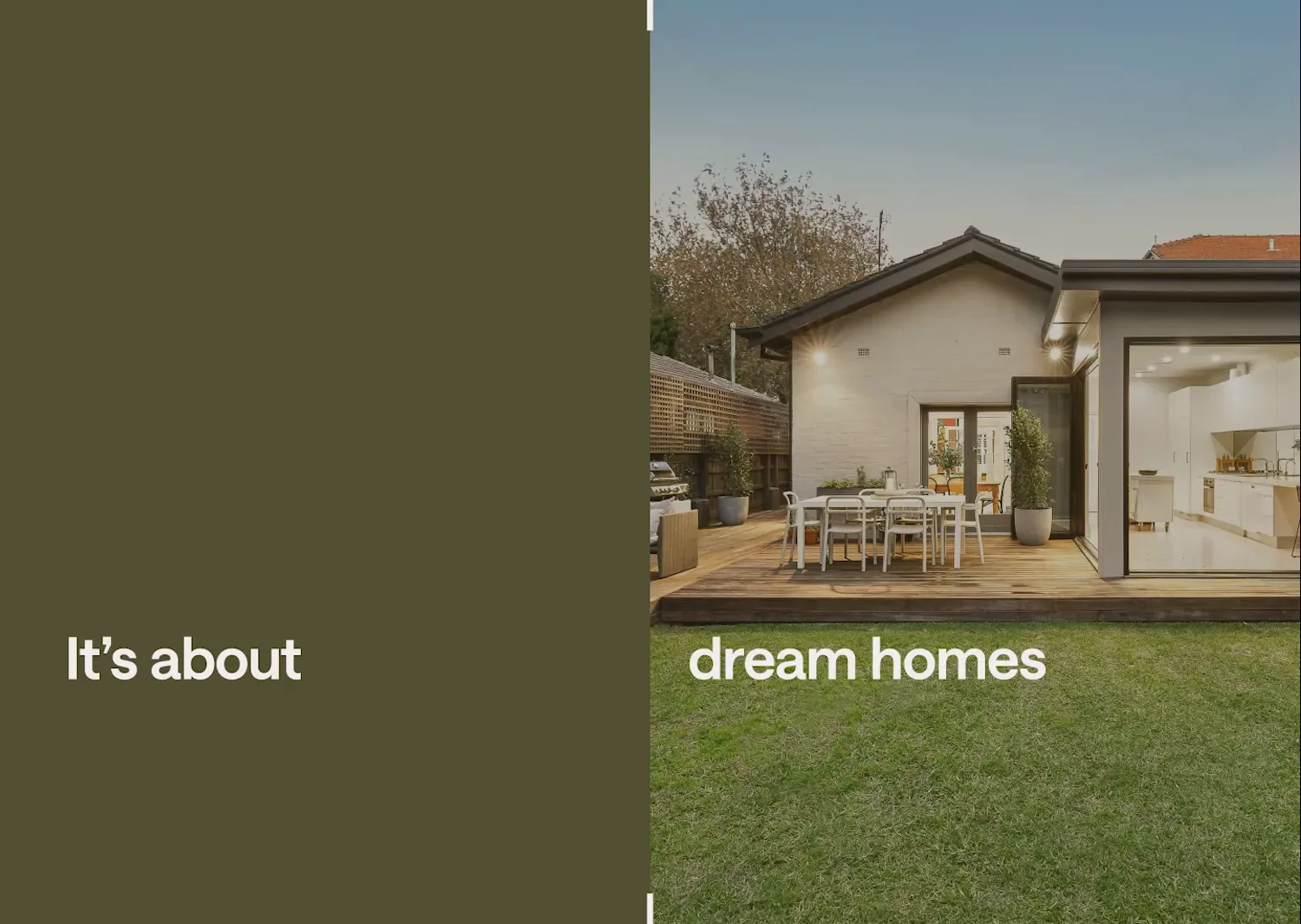 Branding Design for Peritum Campaign in olive: It's about dream homes, the family life, the financial goals